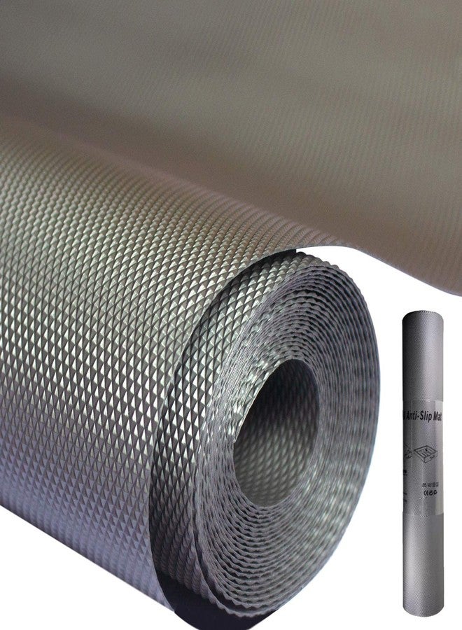 دالوتشي متعدد الأغراض فائق القوة من مادة EVA مانعة للانزلاق، مناسب للحمامات والمطابخ والأدراج والأرفف، كما يمكن استخدامه كبطانة للثلاجة أو الطاولة (45 سم × 3 أمتار، رمادي). - Image 1