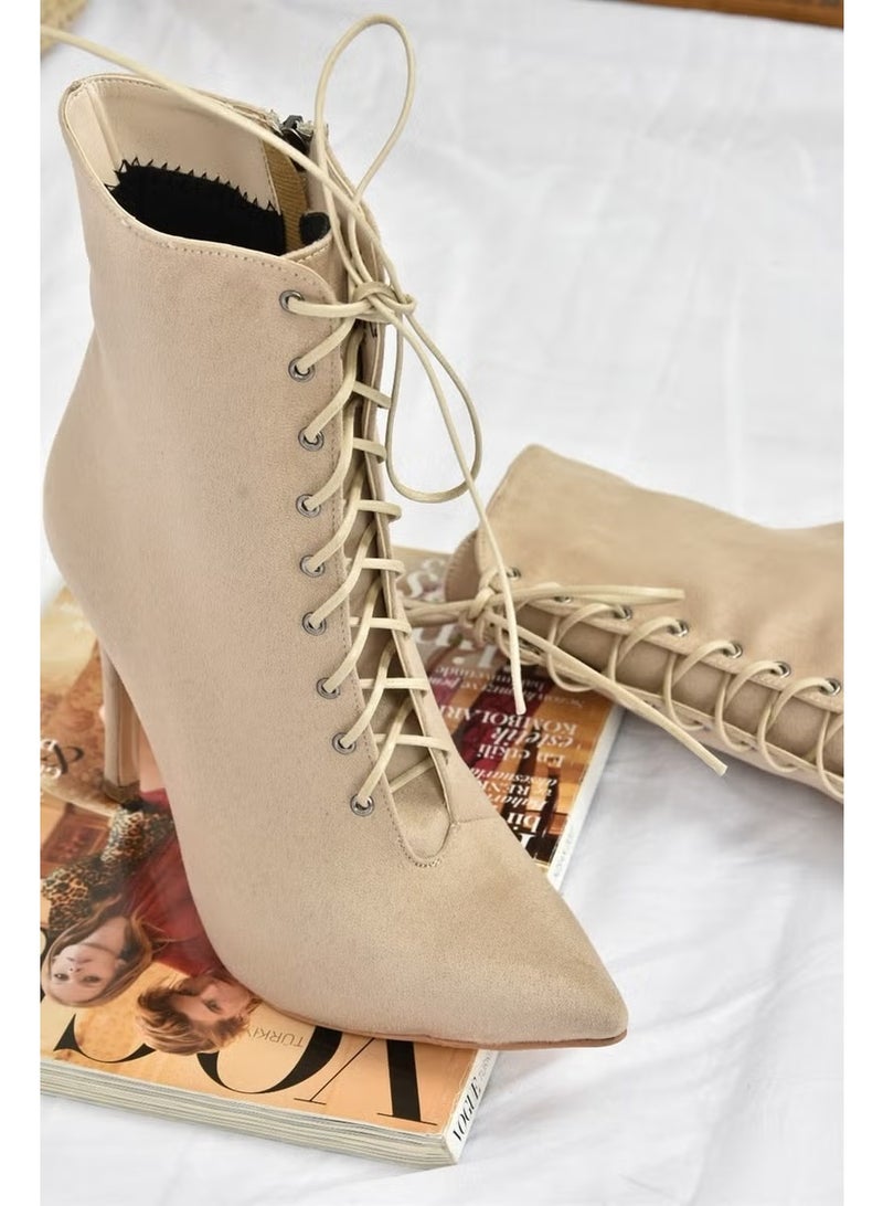 Fox Shoes Ten Suede Thin High Heels Women's Boots L372493502 - Image 4