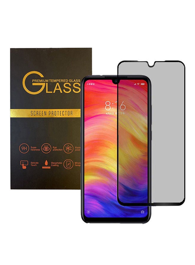 NIBEMINENT Tempered Glass Screen Protector For Xiaomi Redmi Note 8 Black - Image 1