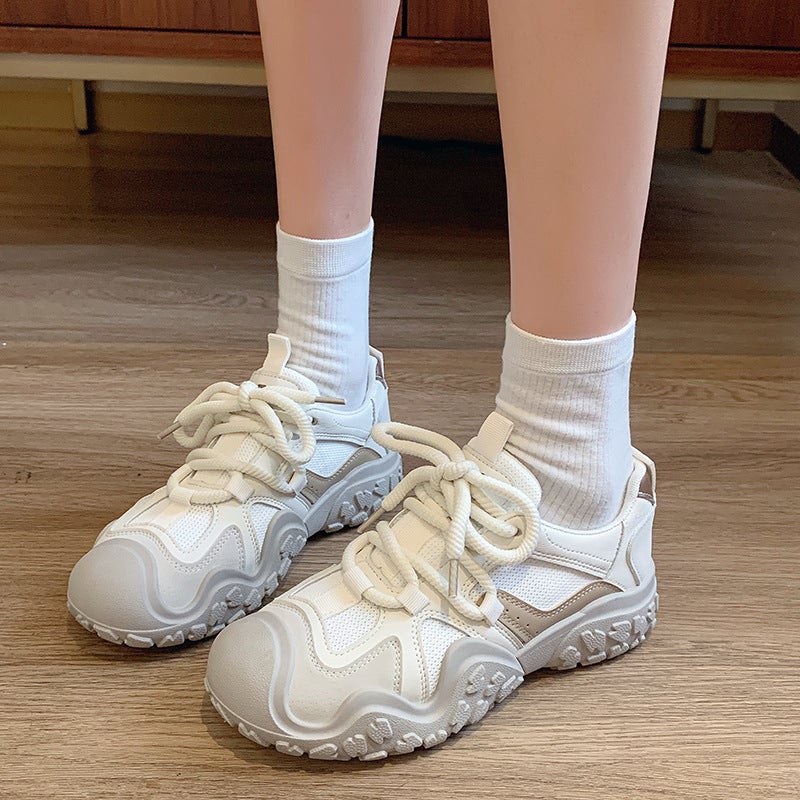 Women's Casual Low Top Sneakers 2026 Summer Thick Sole - Image 1