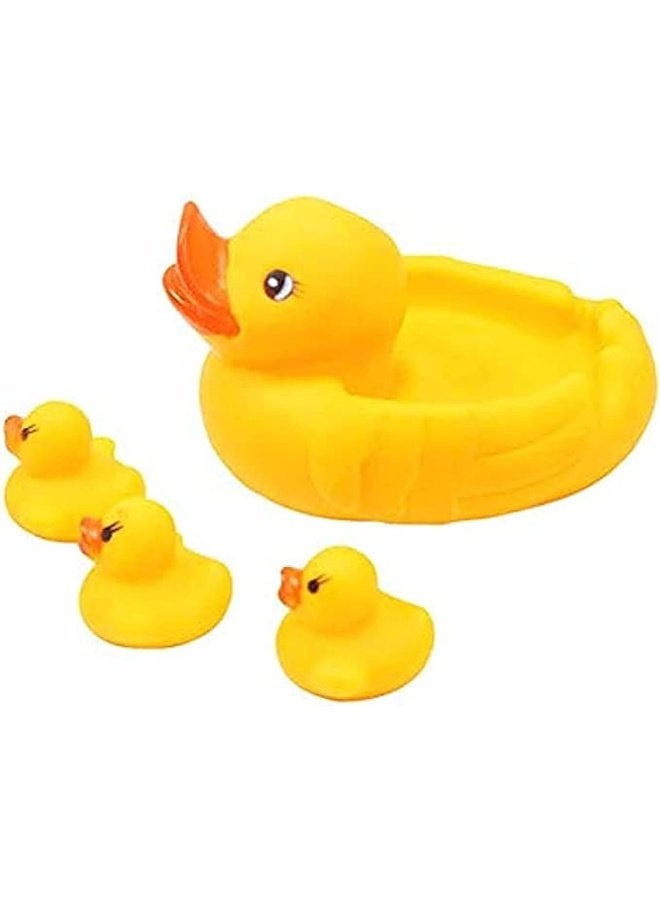 Baby Rubber Race Squeaky Ducks Family Bath Toy Kid Game Toys Kid Gift 
