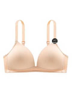 Comfy Gathered Light Bralette No-Wire Nude