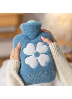 Arabest Hot Water Bottle with Soft Cover, 500ML Small Hot Water Bottle,Wearable hot Water Bottle, for Neck, Shoulder Pain and Hand Feet Warmer, Menstrual Cramps, Hot Compress and Cold Therapy  - Image 3
