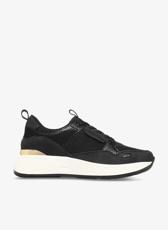 Flora Bella By Shoexpress Flora Bella Womens' Lace-Up Sneakers With Pull Tab