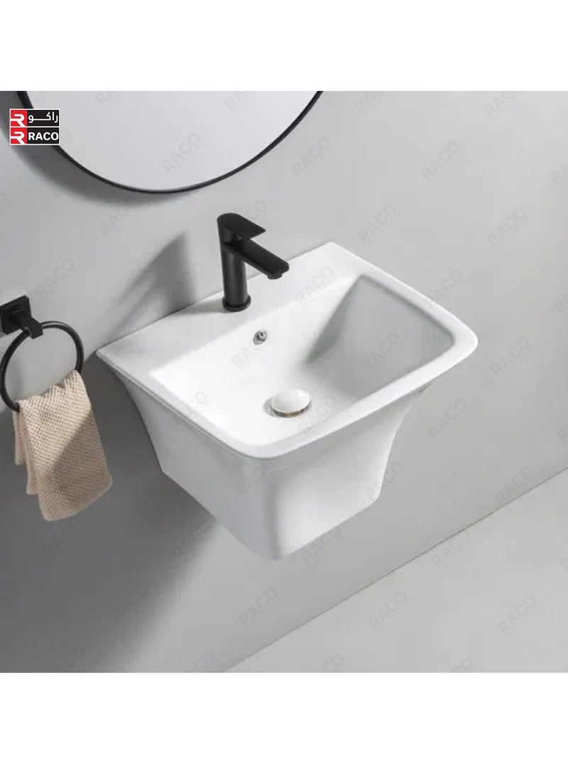 RACO - RACO Asahi Basin Taps Brass Basin Mixer Taps Black Basin Faucet Comes with Two 60Cm Flexible Hoses and Pop Up Waste, The Most Complete Package Easy Installation, Matte Black - Image 1