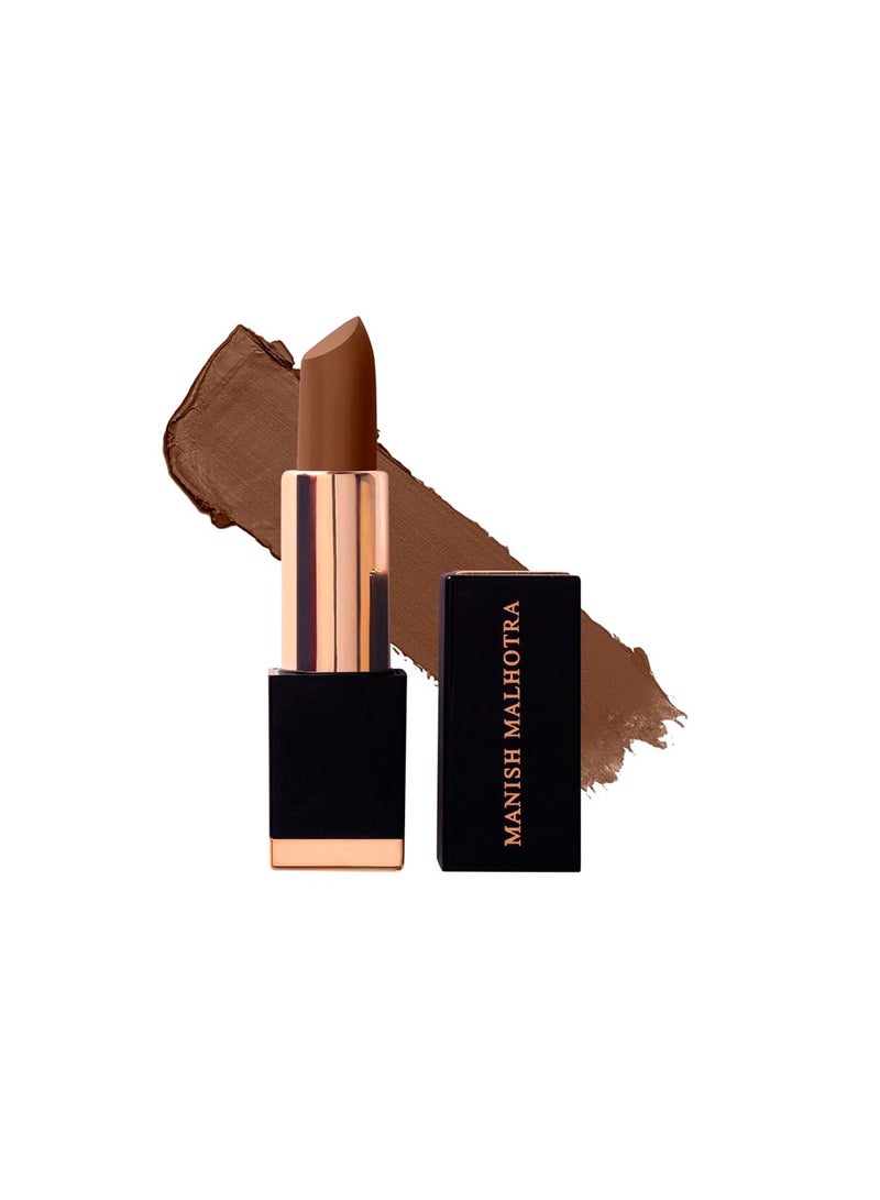 MyGlamm Manish Malhotra Hi Shine Lipstick Almond Creme Lightweight Long wear Lipsticks - Image 1