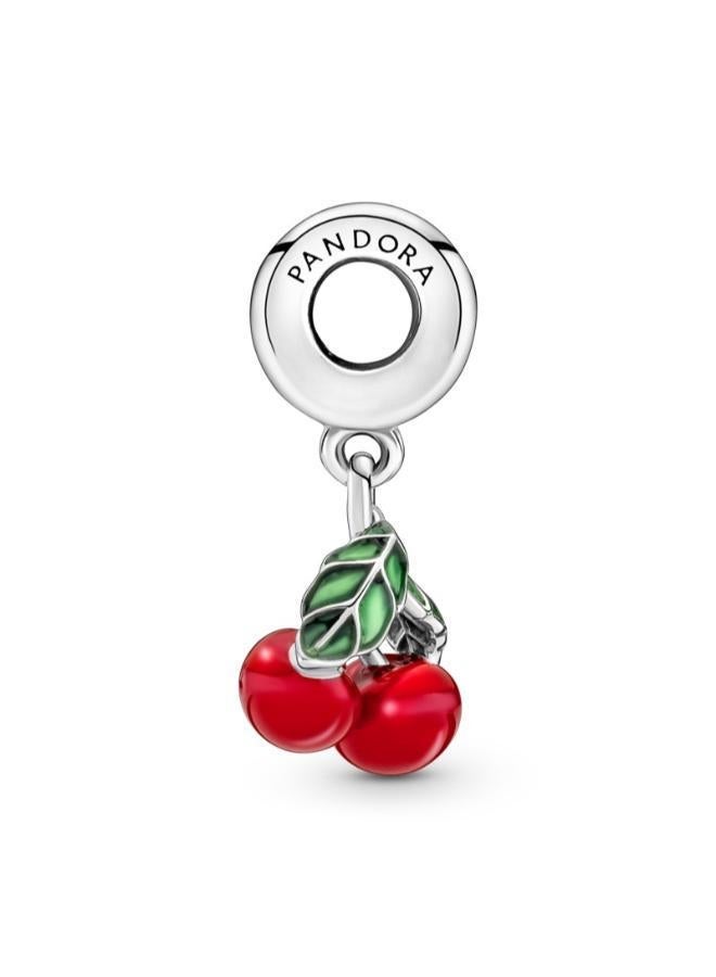 PANDORA Asymmetrical Cherry Fruit Dangle Charm - Image 3