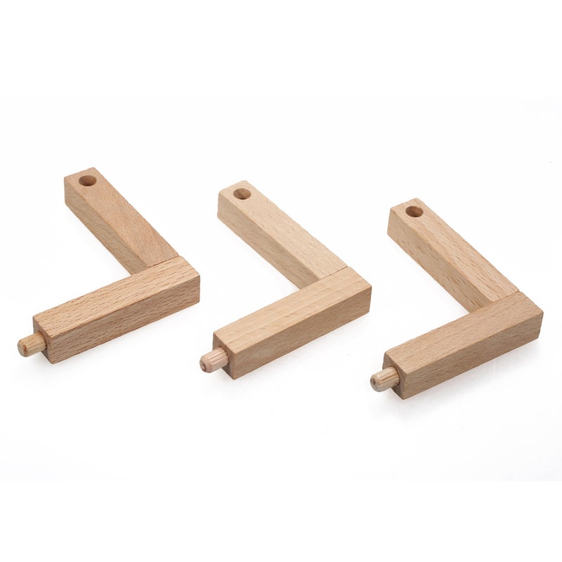 Moon Light Stand: Large Size Solid Wood Durable Wear-Resistant - Detachable Easy-To-Install Light Holder for Desktop Decoration & Night Use - Image 3