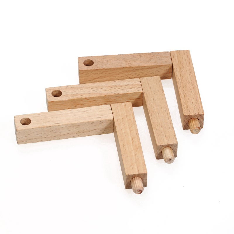 Moon Light Stand: Large Size Solid Wood Durable Wear-Resistant - Detachable Easy-To-Install Light Holder for Desktop Decoration & Night Use - Image 5