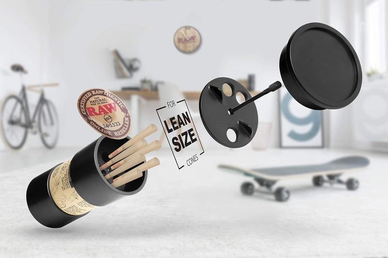 Raw Six Shooter for Lean Cones | Fast and Convenient Loader and Cone Filler | Fills up to 1,2,3, or 6 Cones at a Time - Image 4