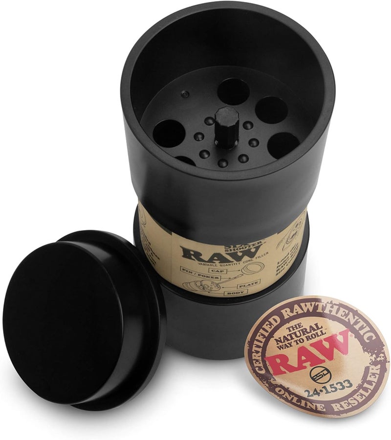 Raw Six Shooter for Lean Cones | Fast and Convenient Loader and Cone Filler | Fills up to 1,2,3, or 6 Cones at a Time - Image 2