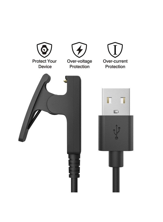 Beauenty Charging Clip Compatible with Garmin Approach S20/G10 GPS Golf Watch and Vivomove HR/Lily/Forerunner 230 235 630 30 35 35J 645 735xt Watch USB Data Sync Charge Cradle Dock Charger Clip Charging Cable - Image 3
