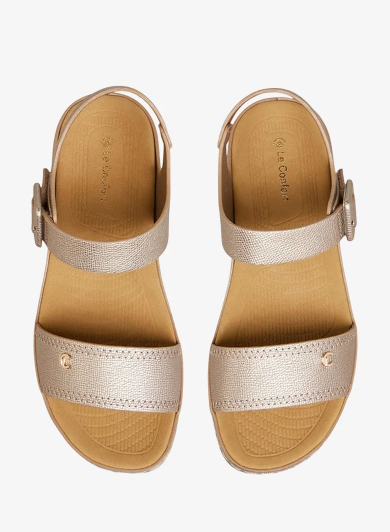 Le Confort Textured Sandals with Hook and Loop Closure