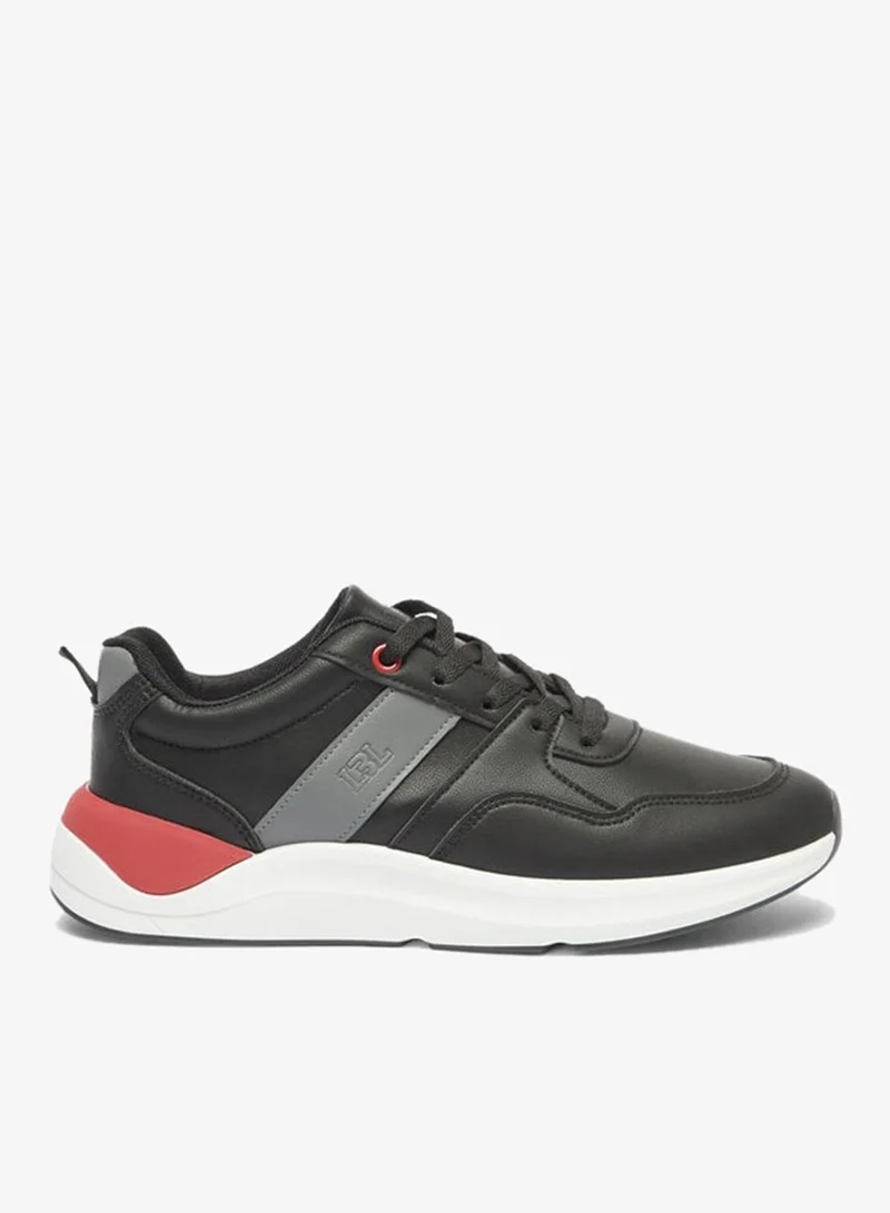 Men's Colourblock Sneakers with Lace-Up Closure