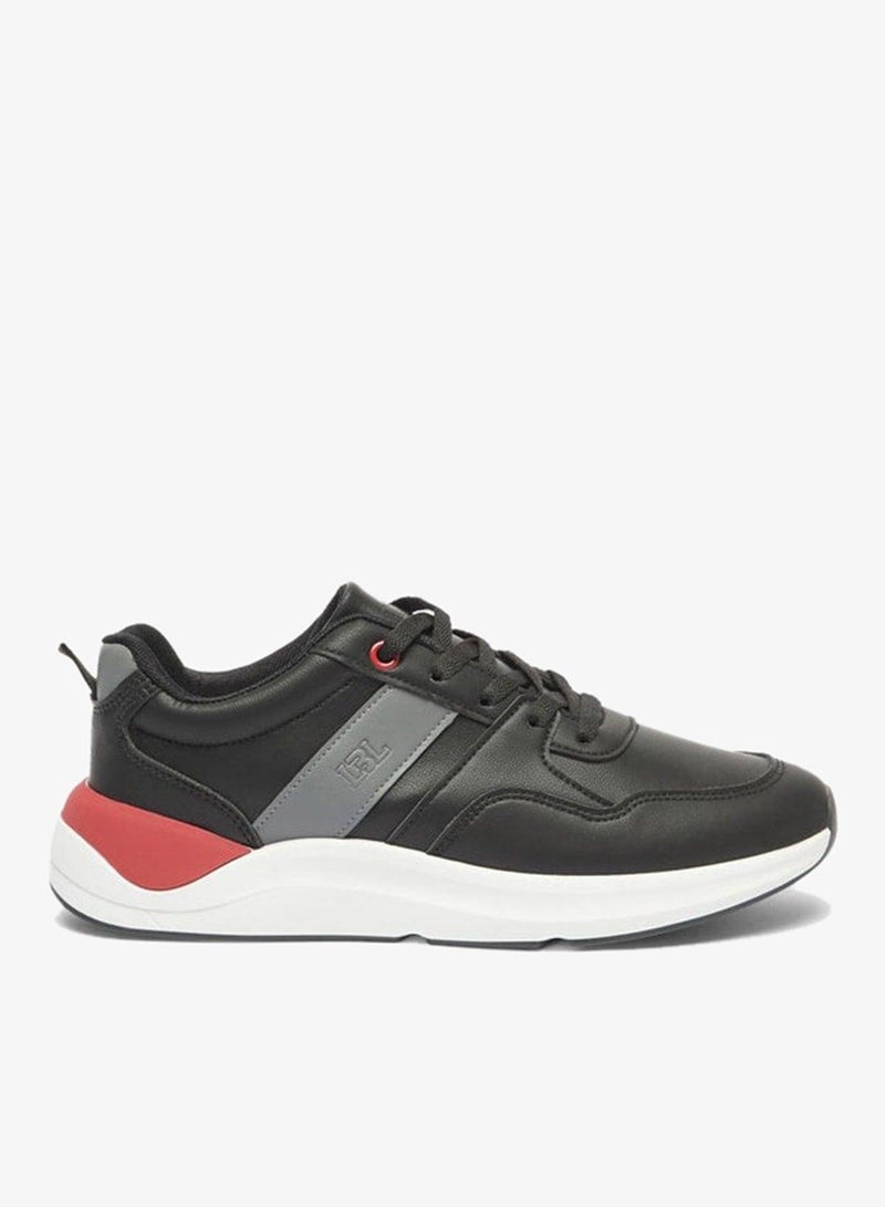 LBL by Shoexpress Men's Colourblock Sneakers with Lace-Up Closure - Image 3