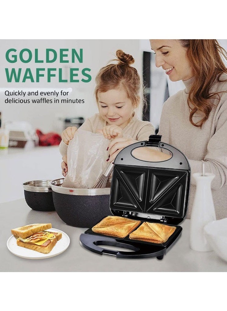 RAF - Sandwich Maker Toaster, Household Breakfast Maker, 750W Equipped With Non-Stick Coating And Overheat Protection - Image 1