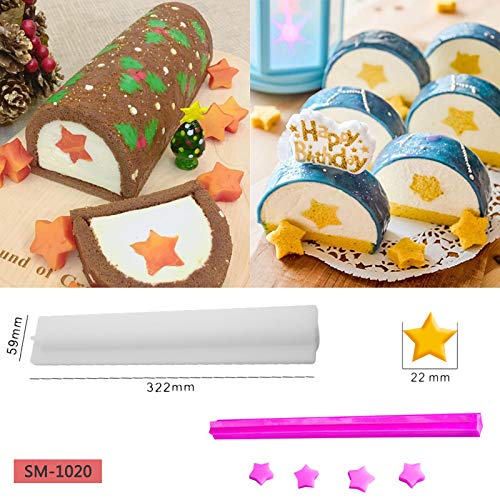 EchoDone Star Tube Column Silicone Soap Candle Mold Embed Soap Making Supplies Silicone Mold for Soap - Image 2