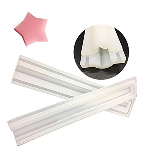 EchoDone Star Tube Column Silicone Soap Candle Mold Embed Soap Making Supplies Silicone Mold for Soap - Image 1