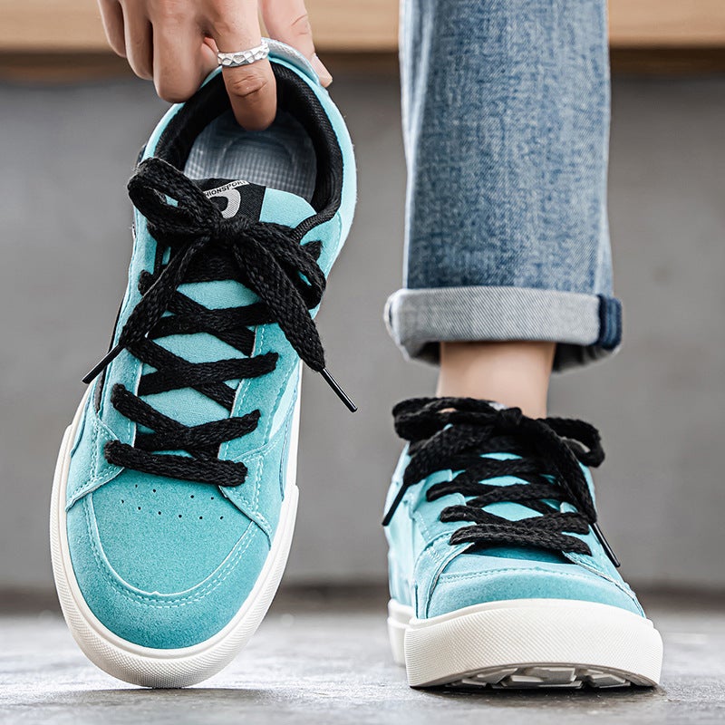 Men's Canvas Low Top Sneakers - Image 4