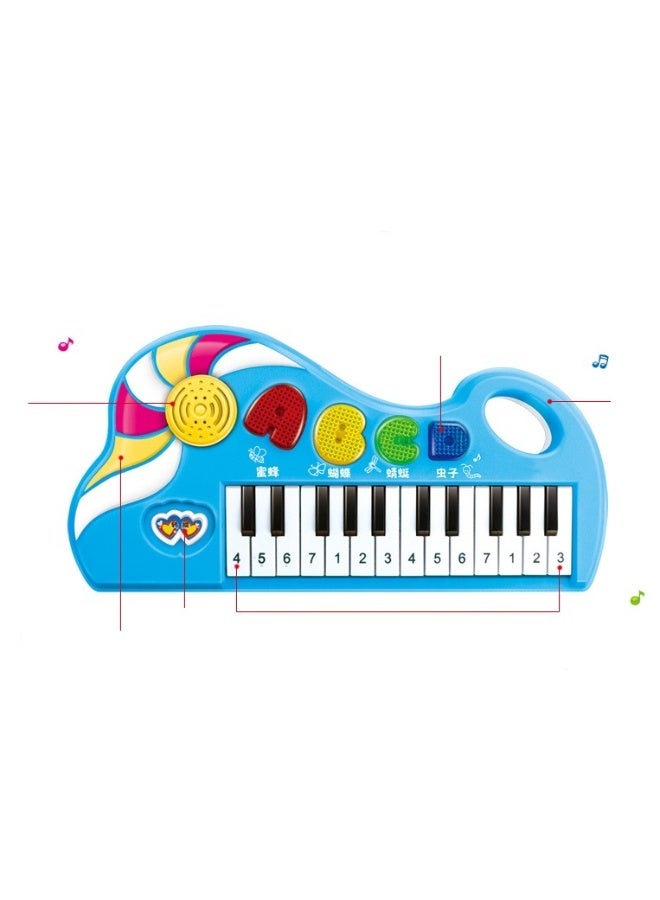 لعبة بيانو موسيقية مرحة للأطفال مكونة من 24 مفتاحًا - Image 2