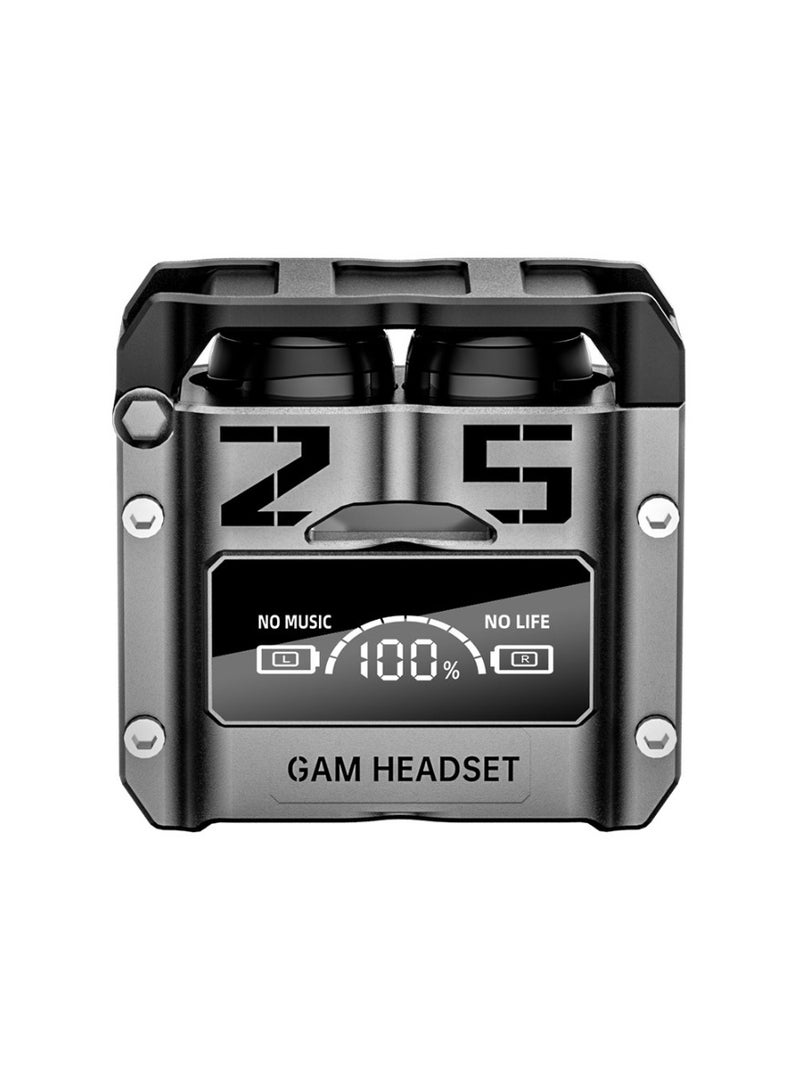 True Wireless Headphones 5.3 Bluetooth In-Ear Headphones, Waterproof and Sweatproof Headphones, Large Capacity Battery Compartment, Sci-Fi Mechanical Style Headphones - Image 1