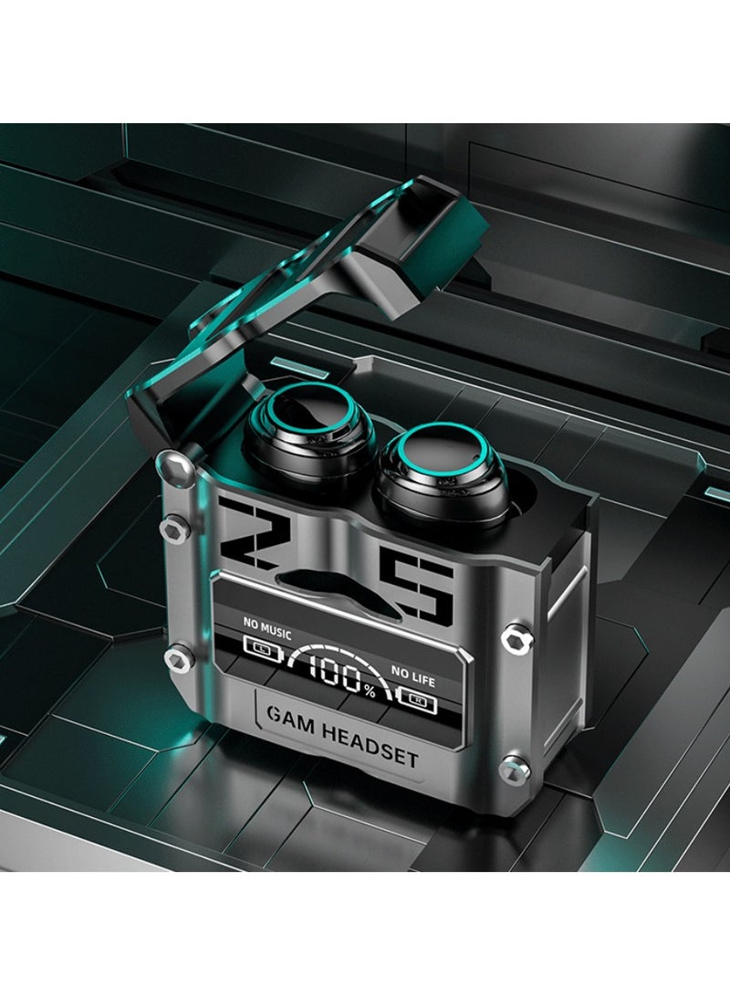 True Wireless Headphones 5.3 Bluetooth In-Ear Headphones, Waterproof and Sweatproof Headphones, Large Capacity Battery Compartment, Sci-Fi Mechanical Style Headphones - Image 4