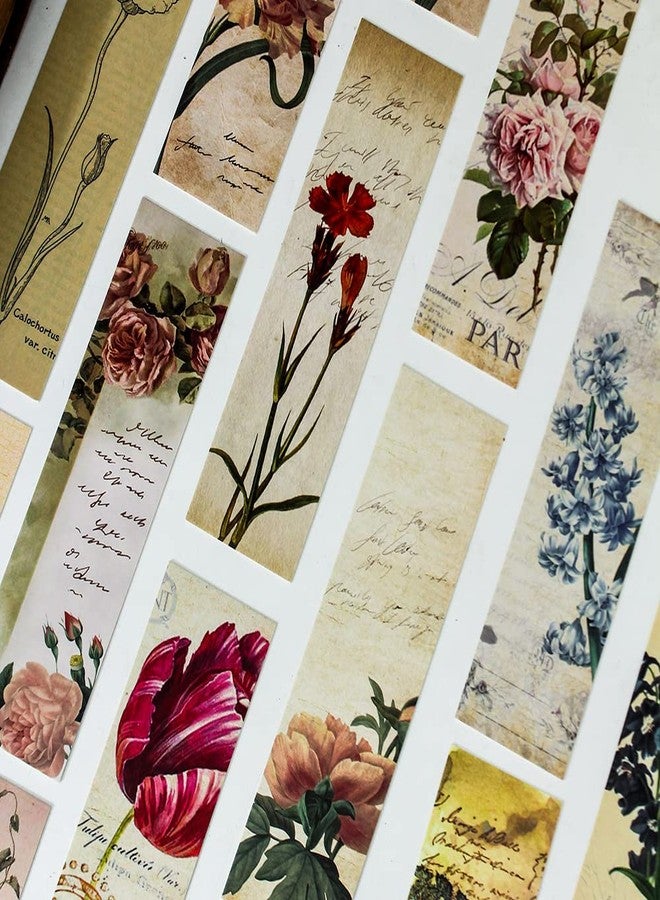 YOSCO Vintage Style Bookmarks for Women Men, 30PCS (Flower) - Image 2