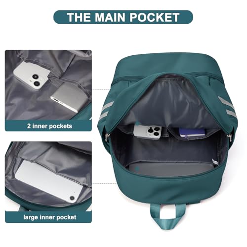 coofay Gym Backpack For Women Waterproof Backpack With Shoe Compartment Lightweight Travel Backpack Sports Backpacks Small Gym Bag - Image 3