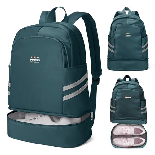coofay Gym Backpack For Women Waterproof Backpack With Shoe Compartment Lightweight Travel Backpack Sports Backpacks Small Gym Bag - Image 1