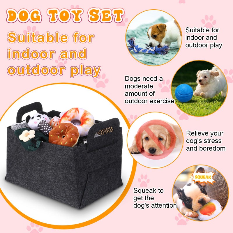 Abbylike 50 Pcs Puppy Supplies Starter Kit for Small Dogs Puppy Essentials Includes Leash, Bowls, Teeth Brushes, Water Bottle, and More Accessories for Dogs Pet Day Welcome Gift(Black) - Image 2