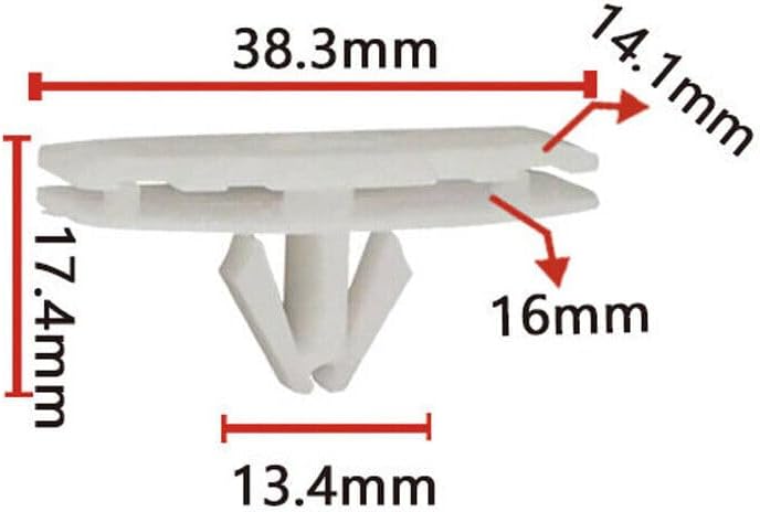 TEAMWILL فيديو ويل 10 قطع مشابك تثبيت فندر فليير لجيب رانجلر وجلاديتور - Image 5