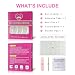 EchiQ Square Fake Nails Long Length Predesigned False Nails (Clear white) - Image 3