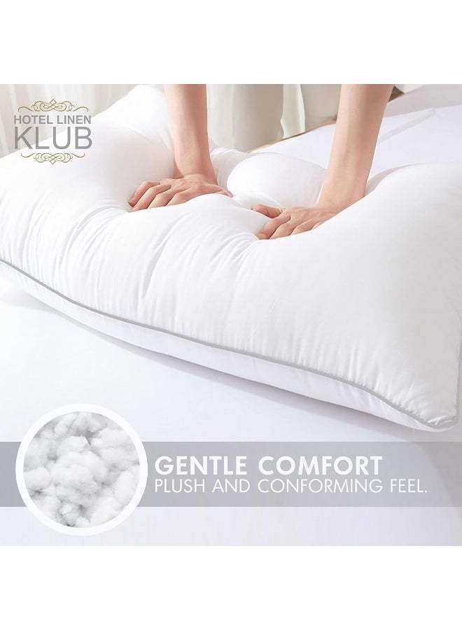 Hotel Linen Klub Hotel Linen Klub 180 TC Cotton Pillow with Single Piping  - Image 2