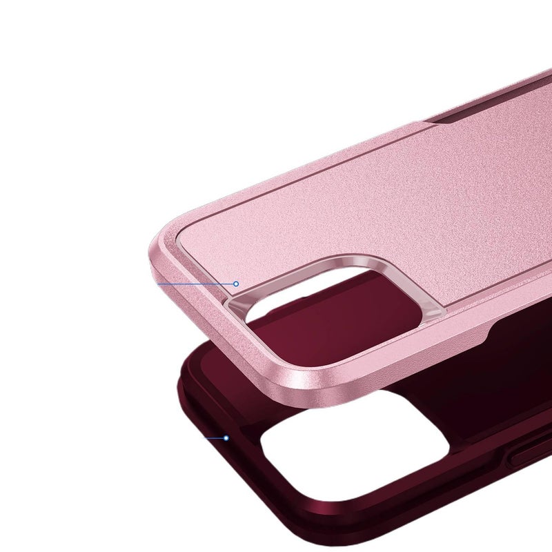 غطاء واقي، حماية من السقوط , حامل قائم، TPU + PC، مقاوم للصدمات لـ iPhone 13، أسود بوظيفة حامل من مادة TPU باللون الأسود لترتيب الأغراض للاستخدام العملي للاستخدام الشخصي - Image 5