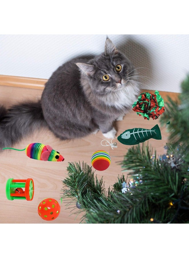 Kole Christmas Cat Stocking, 6 Assorted Toys, Medium Breeds - Image 5