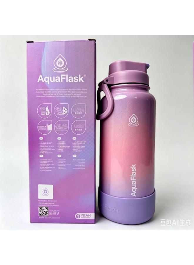 AquaFlask Stainless Steel Water Bottle - Image 1