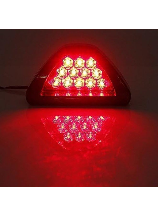 ضوء خلفي للسيارة 12 فولت، مثلث أحمر للفرامل، تحذير ثالث للضباب، مصد خلفي للتوقف، ملحقات السيارة والدراجات النارية مع إنذار توقف السلامة - Image 2