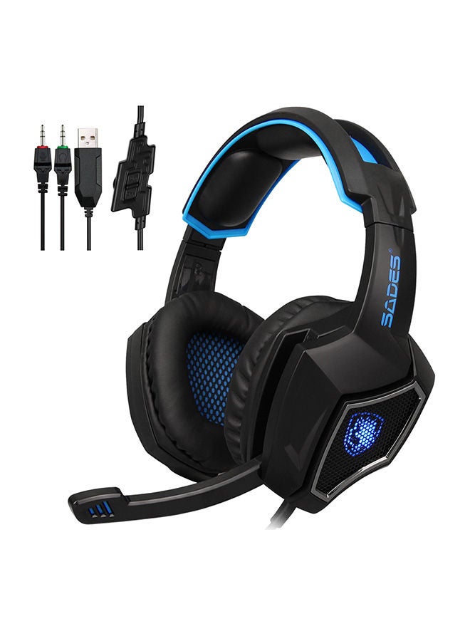NIBEMINENT R9 Wired Over-Ear Gaming Headphones With Mic - Image 1