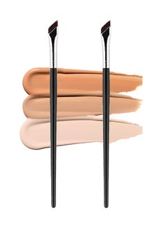 HS 2PCS Angled Eyeliner Brush Eyeshadow Brushes Eyebrow Brush Liquid Eyeliner Brush Makeup Brush  - Image 1