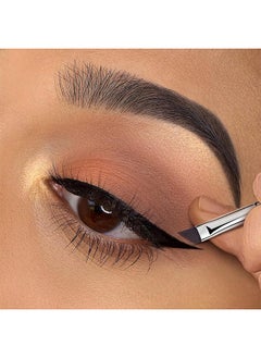 HS 2PCS Angled Eyeliner Brush Eyeshadow Brushes Eyebrow Brush Liquid Eyeliner Brush Makeup Brush  - Image 5