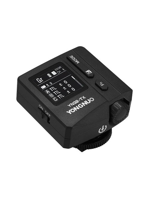 YN32-TX TTL Wireless Flash Trigger 2.4G Flash Transmitter Built-in Battery Multiple Flash Modes with USB Port Replacement for Sony Camera with MI Hot Shoe for YN685/ YN560 II/ YN650EX