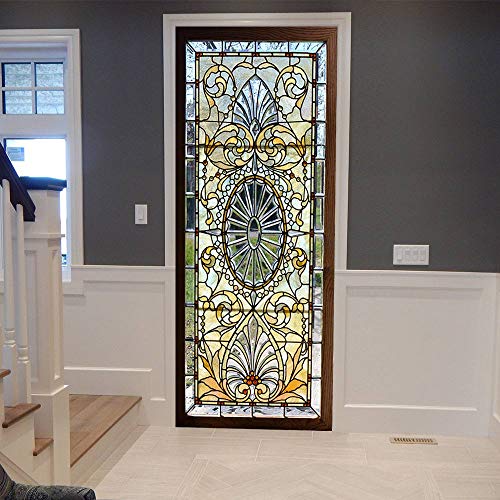 COLORSPRING 3D Door Sticker Wallpaper, Door Murals Decals Peel and Stick, Removable Self-Adhesive Wall Mural Door Covers Decorative (MT-062) - Image 1