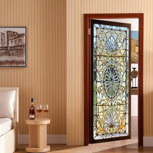 COLORSPRING 3D Door Sticker Wallpaper, Door Murals Decals Peel and Stick, Removable Self-Adhesive Wall Mural Door Covers Decorative (MT-062) - Image 4