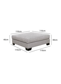 ROYAL FURNITURE Sofable sofa ottomon 110x110x40 cm  - Image 2