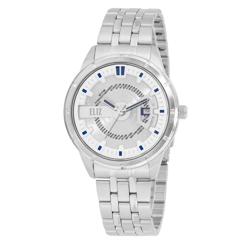 ELIZ ES8810G2SSS SS Case & Band Date Men's Watch