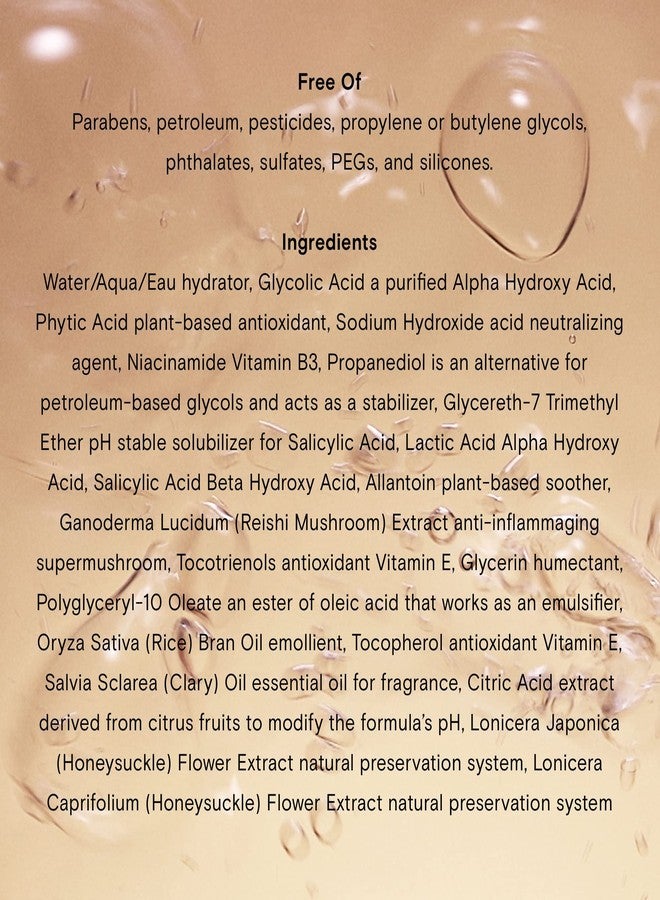 Moon Juice Acid Potion AHA and BHA Liquid Exfoliator | Chemical Skin Exfoliant to Resurface, Unclog & Balance | 25% AHA BHA Complex, Niacinamide & Reishi | Vegan, Cruelty-Free | 100ml (3.3 fl oz) - Image 5