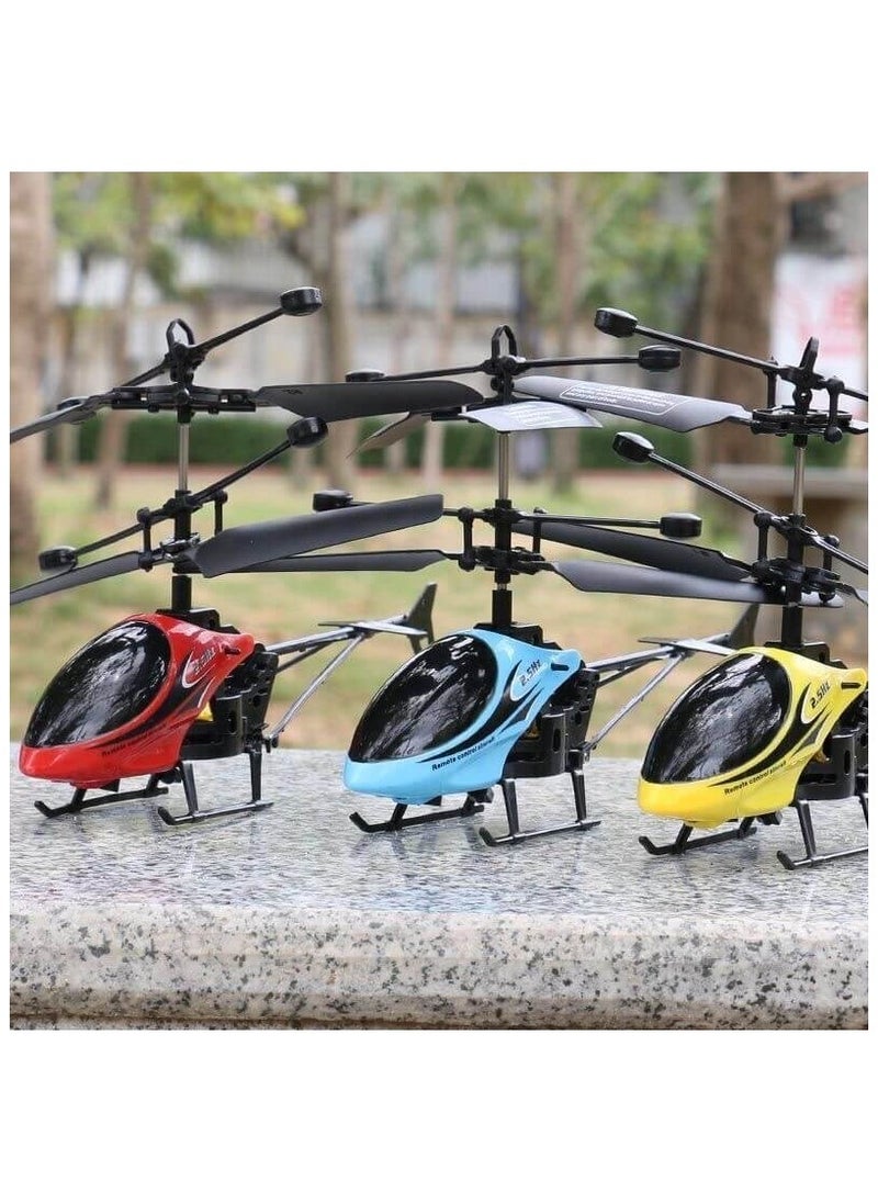 SARAQITA - Toy Helicopter with Sensor and Remote Control - Red Rechargeable Flying Toy Kids Friendly - Image 1