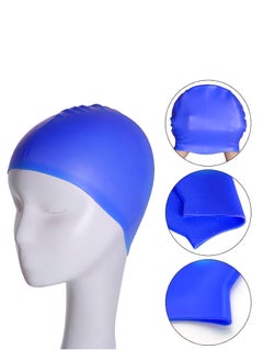 Silicone Swimming Cap Waterproof For Kids & Adults,  Blue - pzsku/Z10CEA946A65CE8855925Z/45/_/1692265796/3b480ce4-7c33-4de5-97db-ba8364c1b1b1