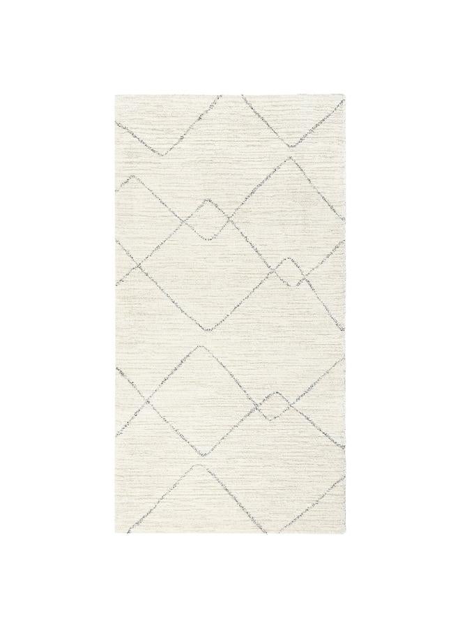 erorex Rug, low pile, beige, 80x150 cm - Image 1