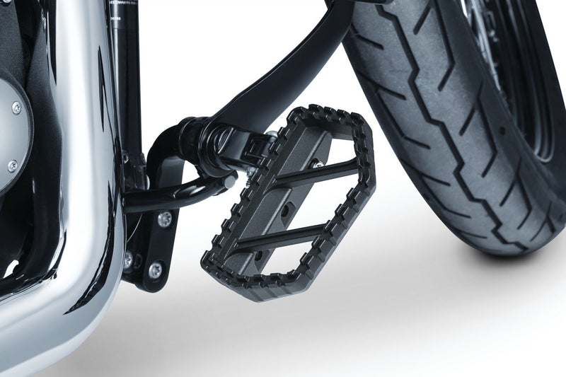 Kuryakyn 3597 Motorcycle Foot Control Component: Riot Mini Board Floorboards Without Adapters, Satin Black, 1 Pair - Image 3